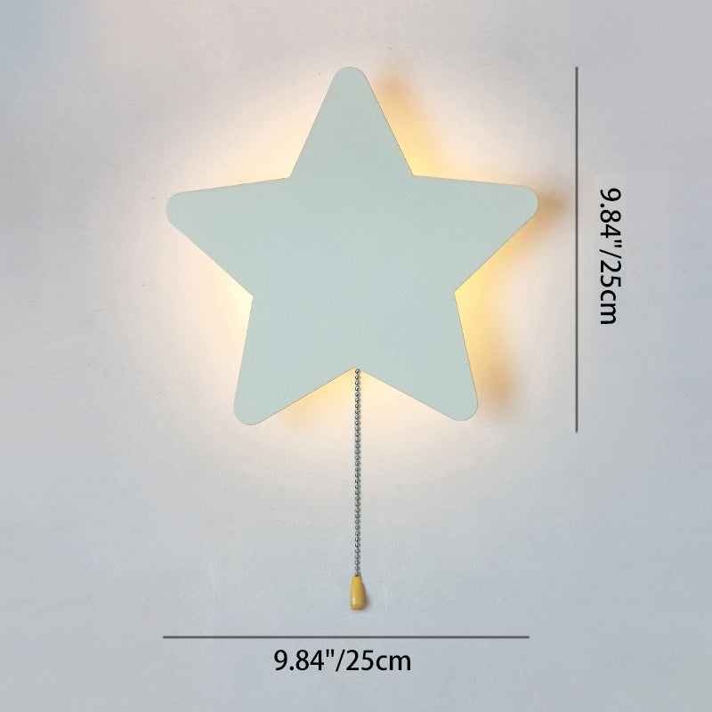 Battery Kids Iron Cloud Wall Lamp