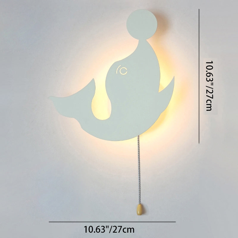 Battery Kids Iron Cloud Wall Lamp