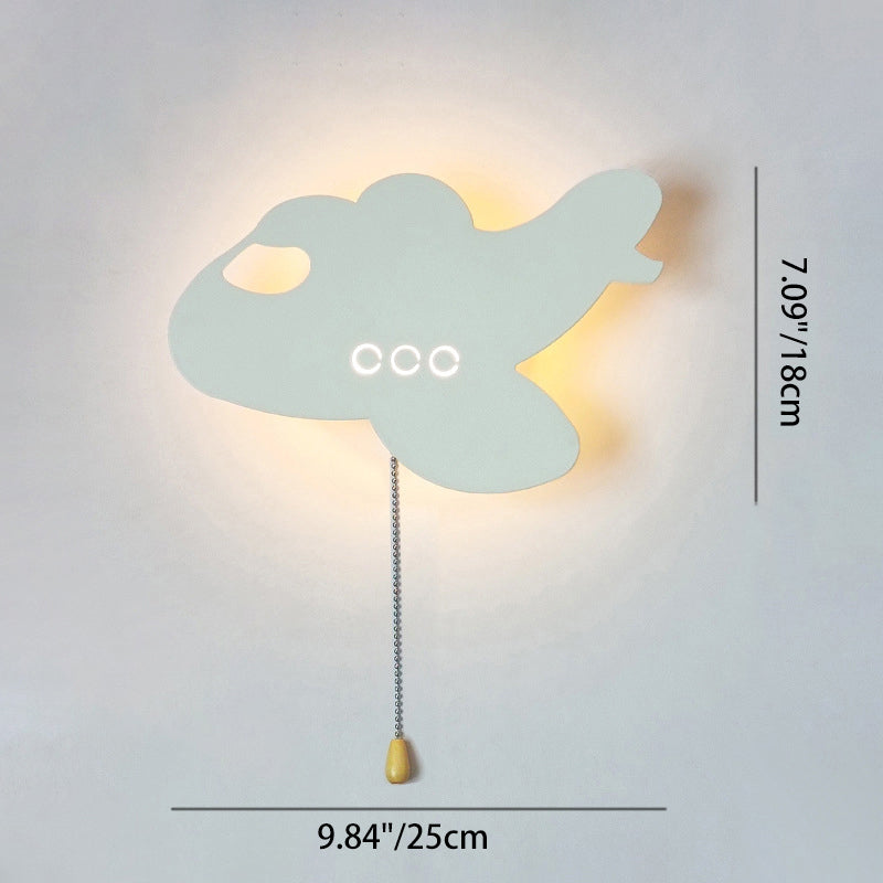 Battery Kids Iron Cloud Wall Lamp