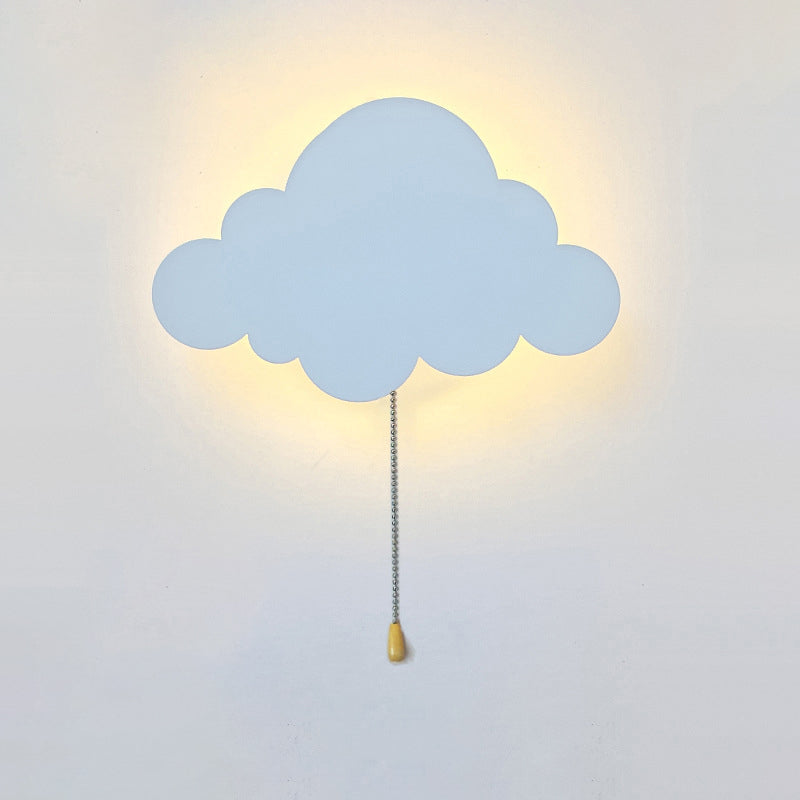 Battery Kids Iron Cloud Wall Lamp