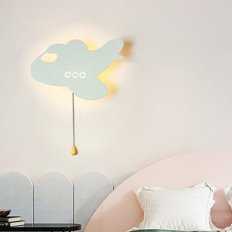 Battery Kids Iron Cloud Wall Lamp
