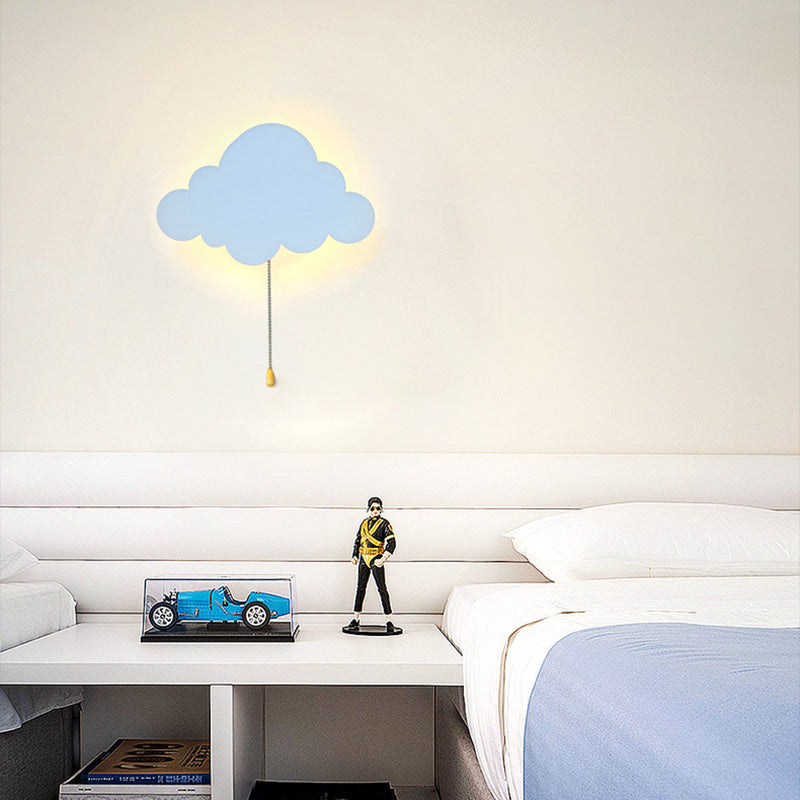 Battery Kids Iron Cloud Wall Lamp
