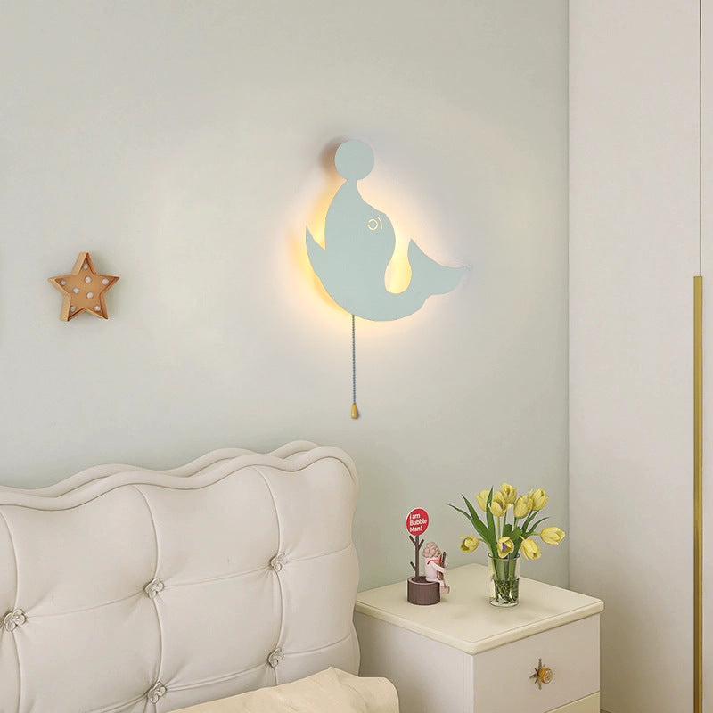 Battery Kids Iron Cloud Wall Lamp