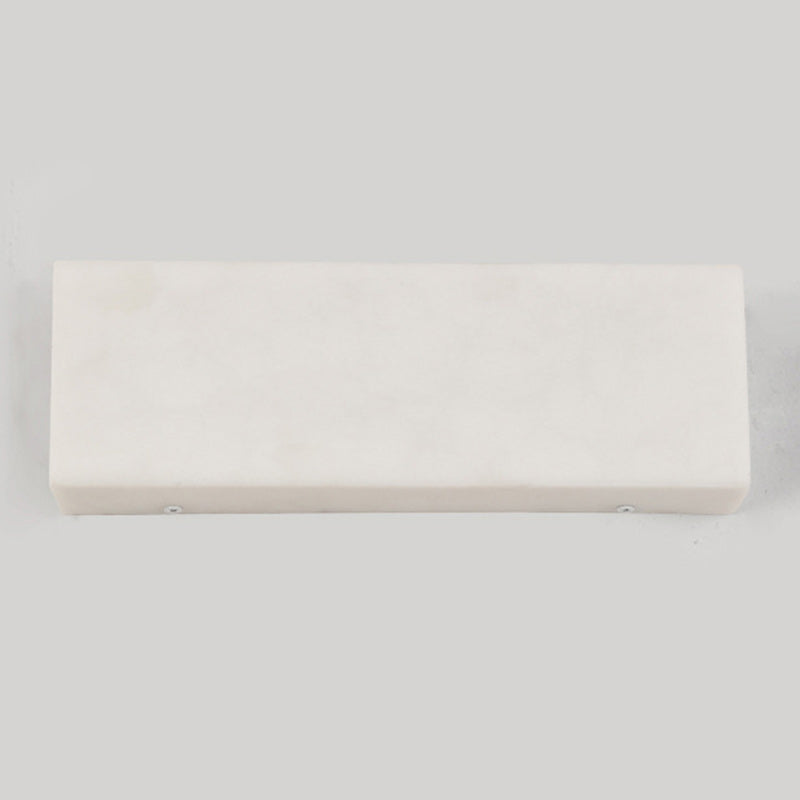Imitation Marble Iron Rectangular Wall Lamp