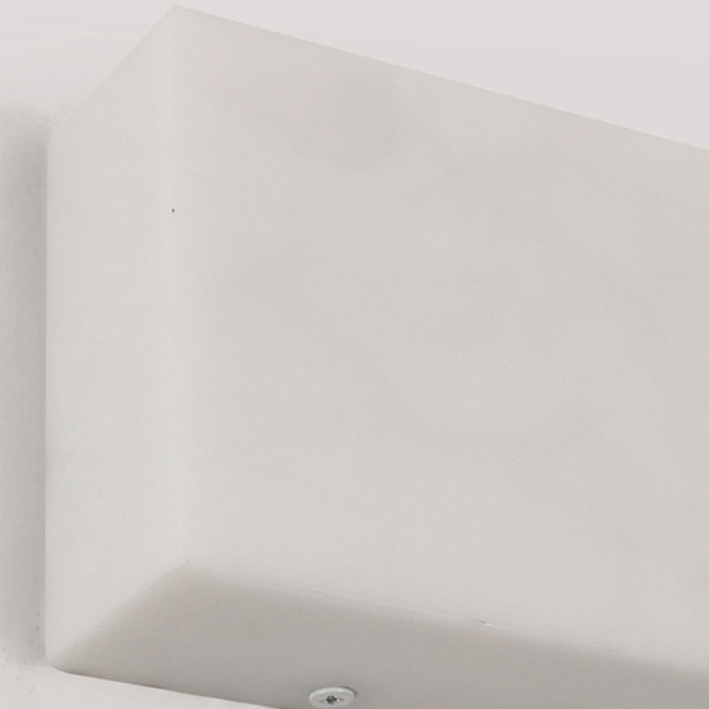 Imitation Marble Iron Rectangular Wall Lamp