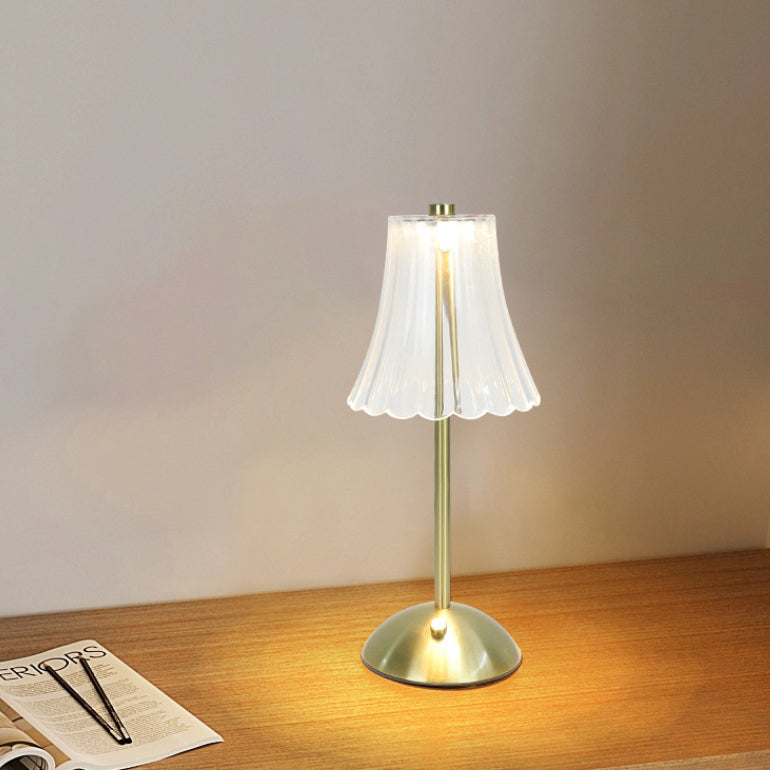Rechargeable Iron PS Conic Table Lamp