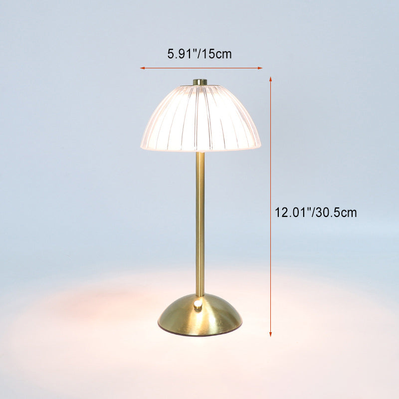 Rechargeable Iron PS Conic Table Lamp