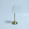 Rechargeable Fabric Iron Pleated Table Lamp