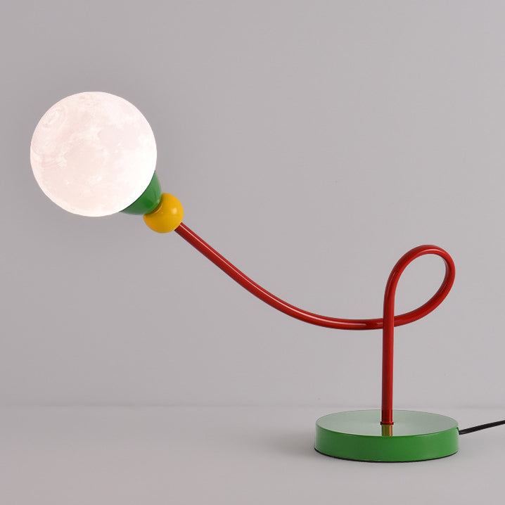 Kids Iron PLA Moon Table Lamp