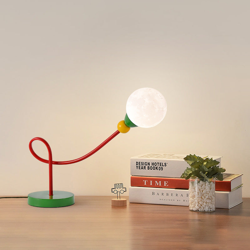Kids Iron PLA Moon Table Lamp