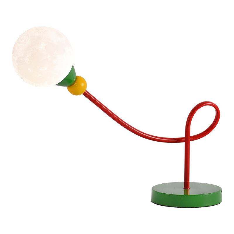 Kids Iron PLA Moon Table Lamp