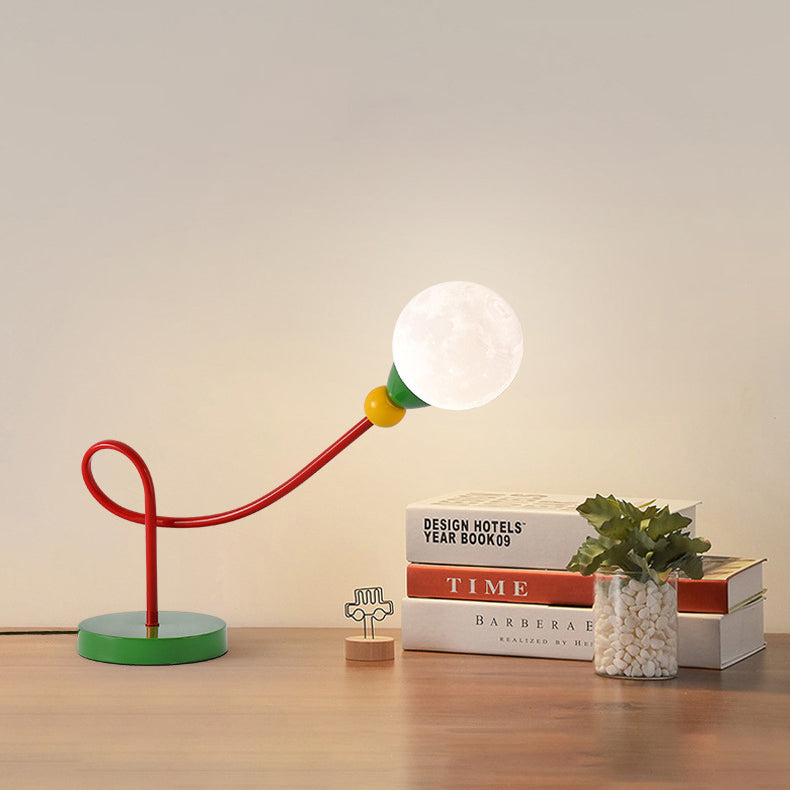Kids Iron PLA Moon Table Lamp