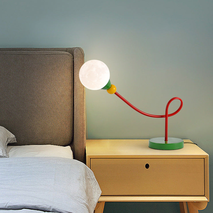 Kids Iron PLA Moon Table Lamp