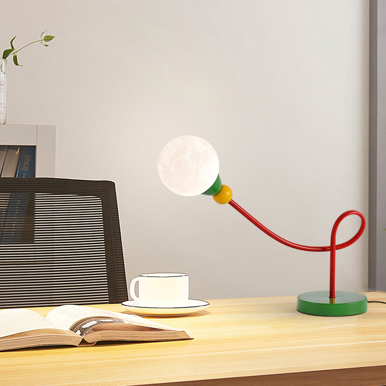Kids Iron PLA Moon Table Lamp