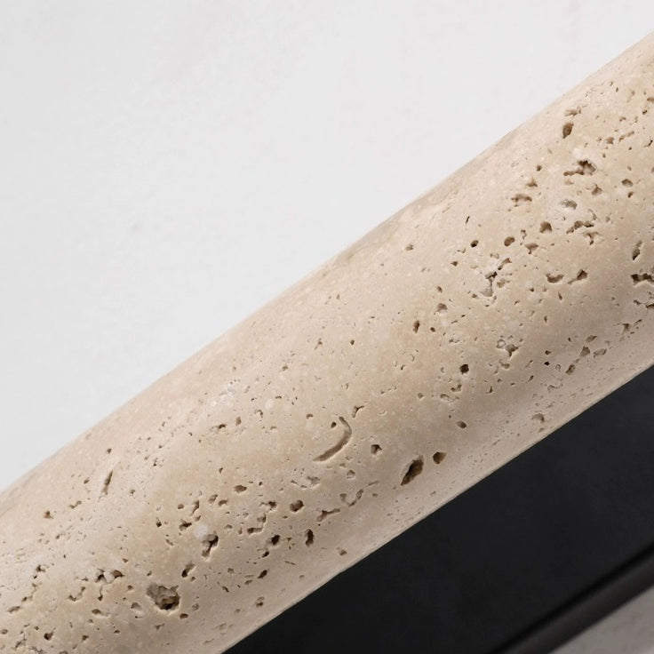 Travertine Iron Candle Holder Wall Lamp
