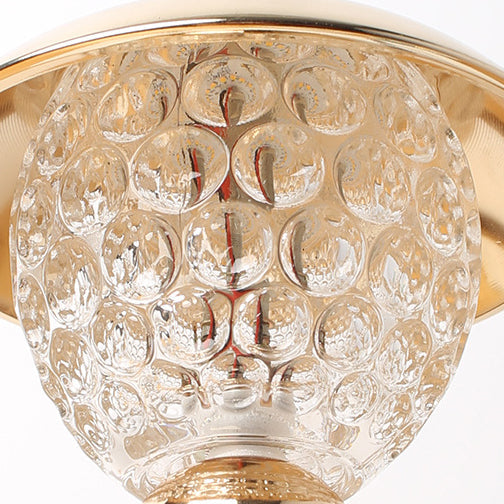 Rechargeable Iron Crystal Glass Table Lamp