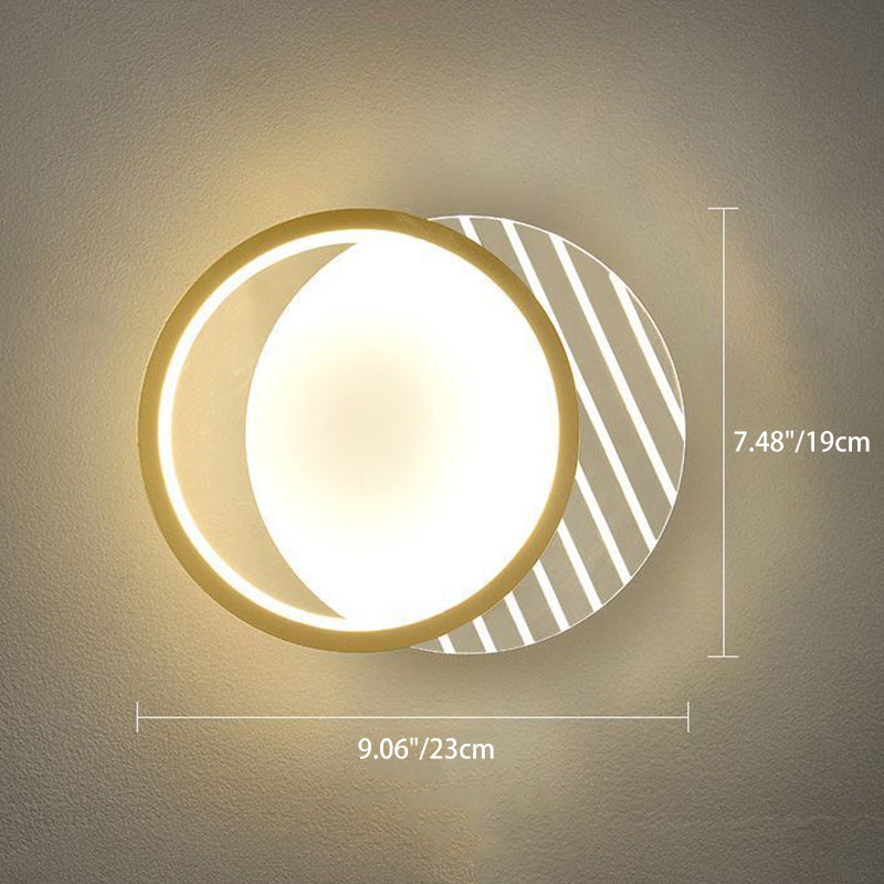 Iron Acrylic PVC Square Wall Lamp