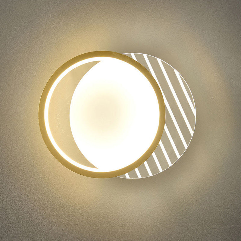 Iron Acrylic PVC Square Wall Lamp