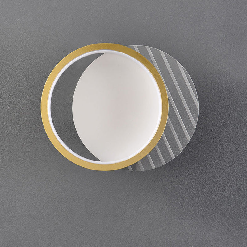 Iron Acrylic PVC Square Wall Lamp