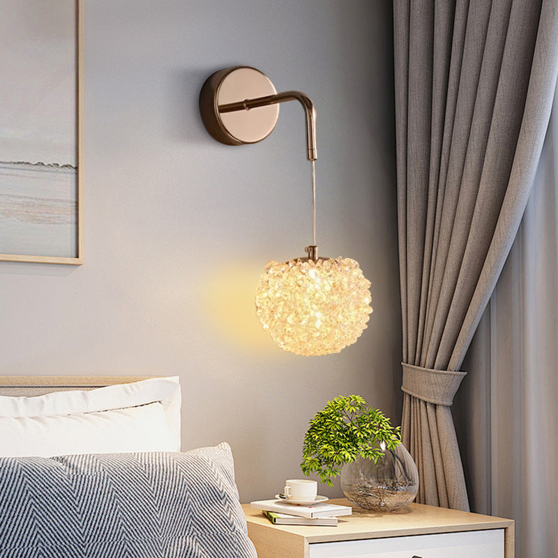 Hardware Crystal Ball Diamond Wall Lamp