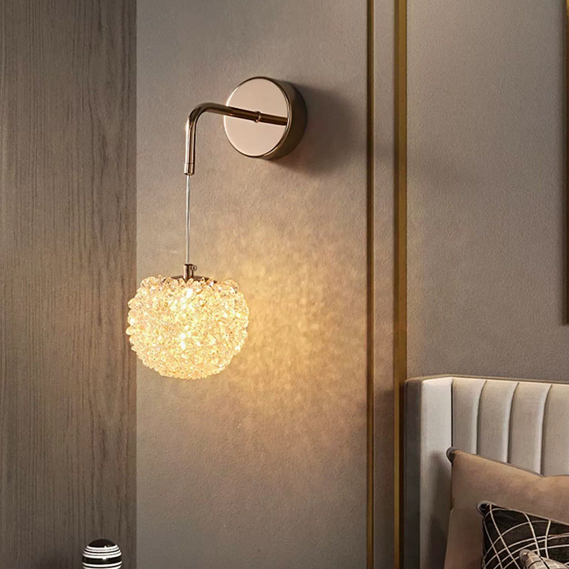 Hardware Crystal Ball Diamond Wall Lamp