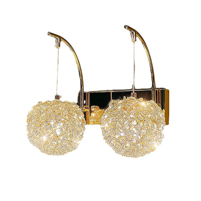 Hardware Crystal Ball Diamond Wall Lamp