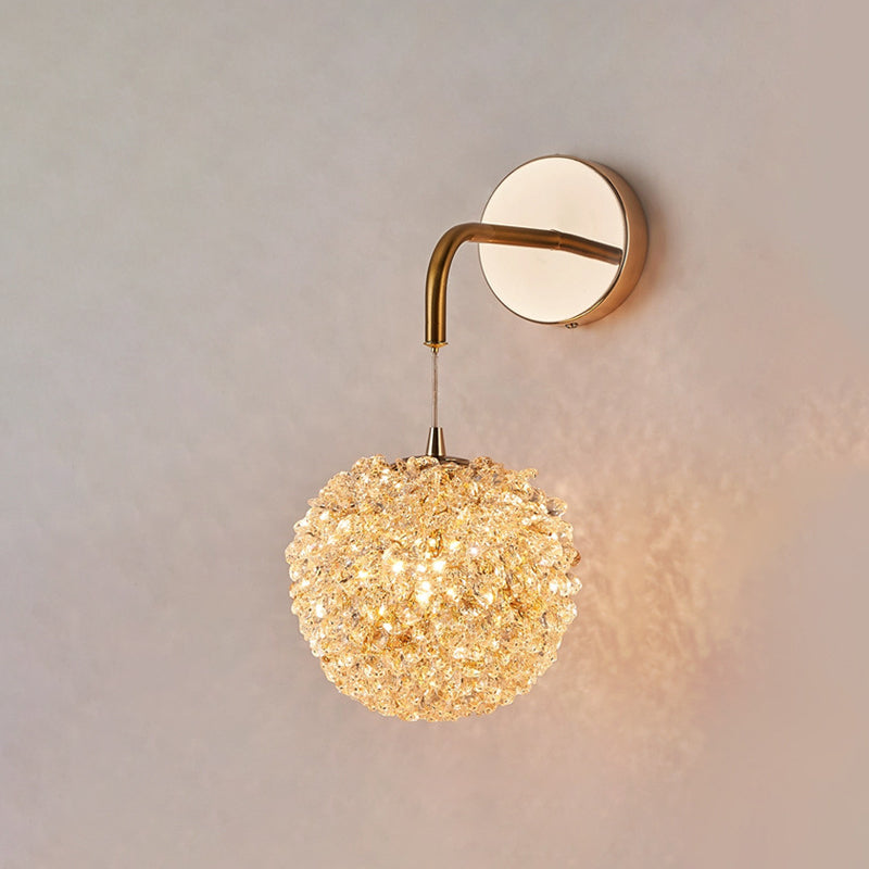 Hardware Crystal Ball Diamond Wall Lamp