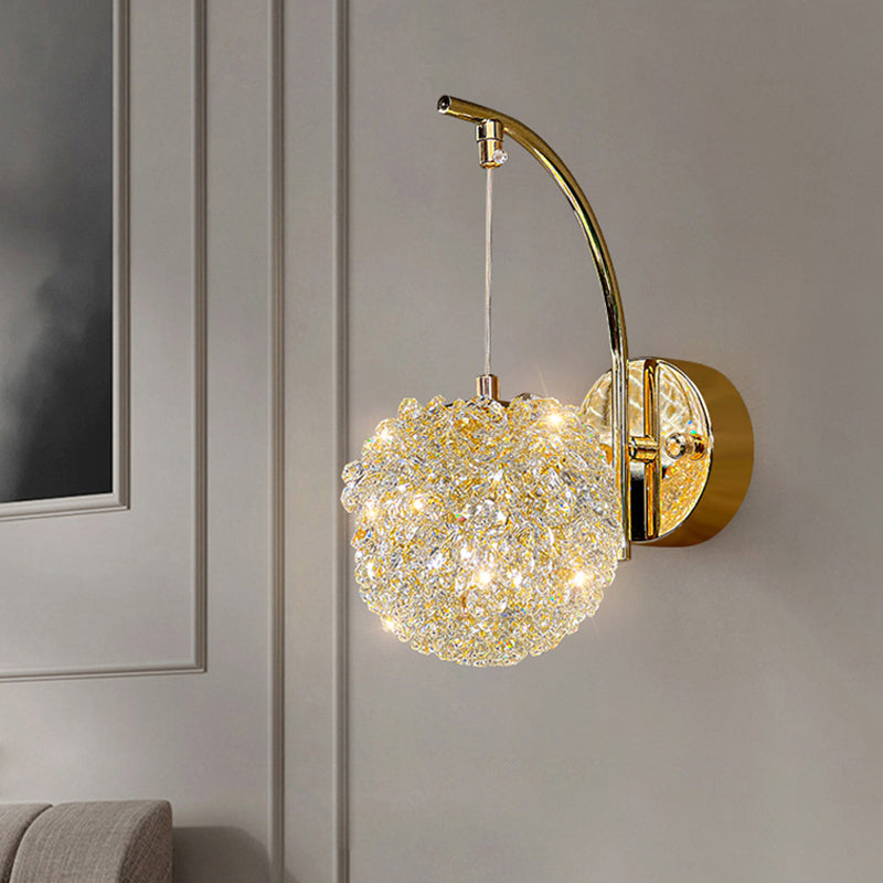Hardware Crystal Ball Diamond Wall Lamp