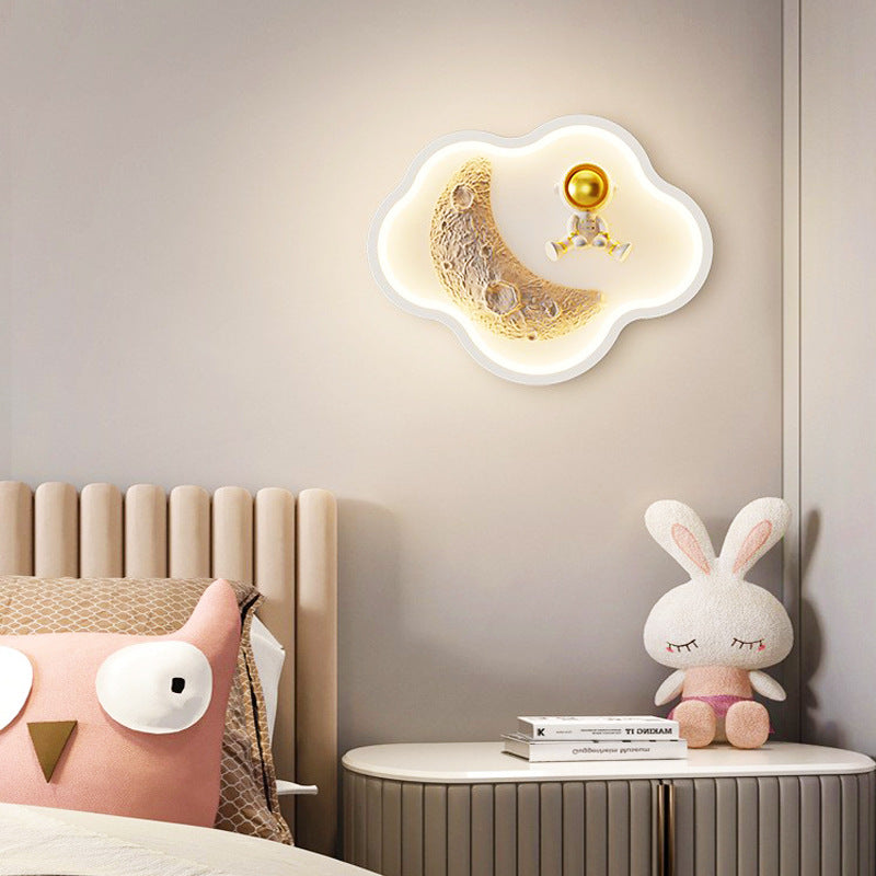Iron Acrylic Resin Kids Wall Lamp