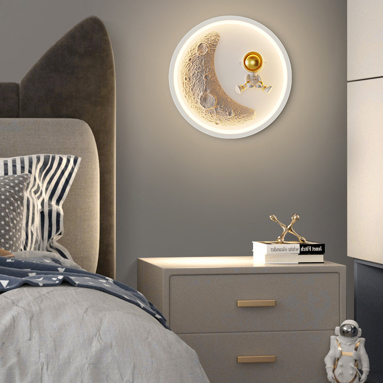 Iron Acrylic Resin Kids Wall Lamp