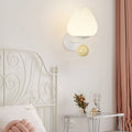 Iron PE Orchid Striped Wall Lamp