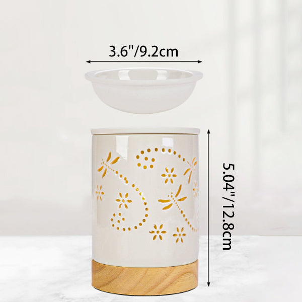 Ceramic Wood Letter Butterfly Table Lamp