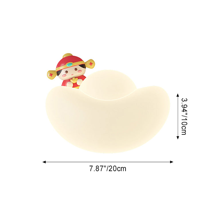 Kids Iron PE Gold Wall Lamp
