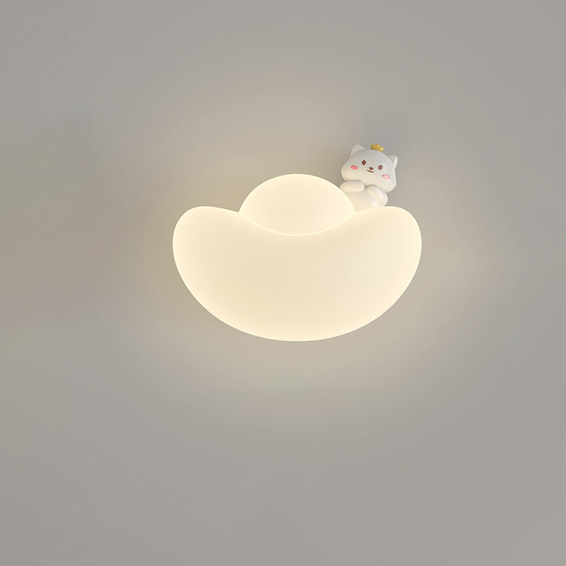 Kids Iron PE Gold Wall Lamp