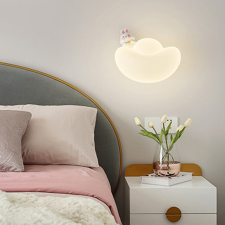 Kids Iron PE Gold Wall Lamp