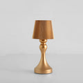 Rechargeable Iron ABS Striped Table Lamp