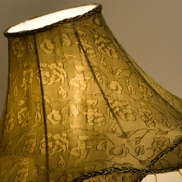 Iron Fabric Conic Bead Table Lamp