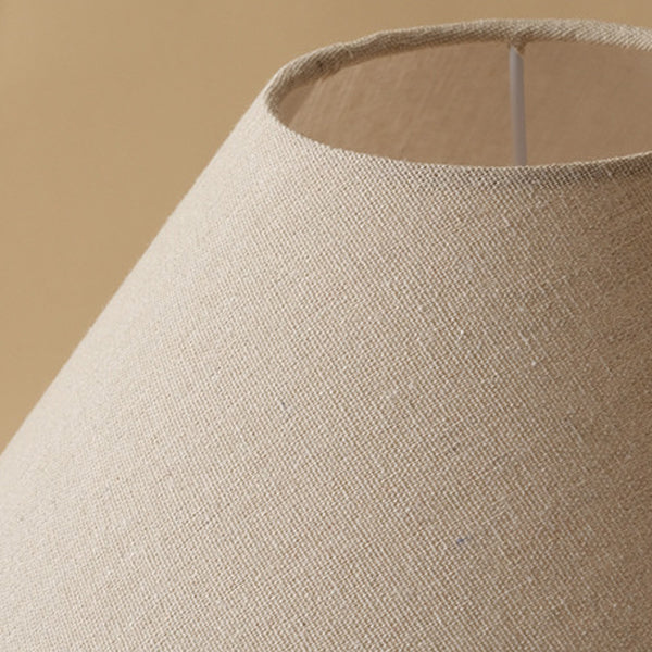Handmade Ceramic Fabric Conic Table Lamp