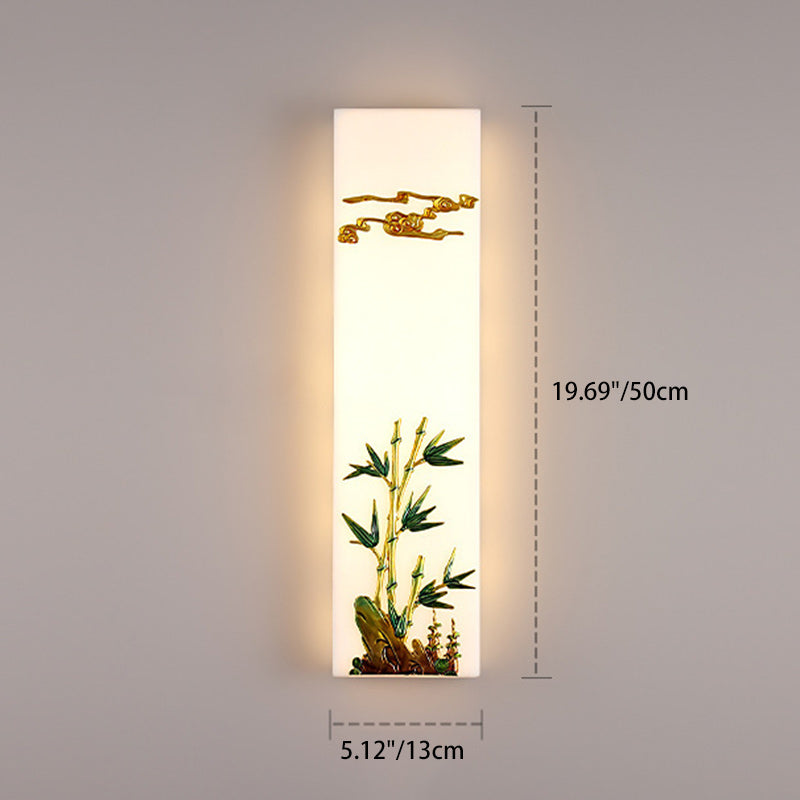 Resin Imitation Marble Zinc Wall Lamp
