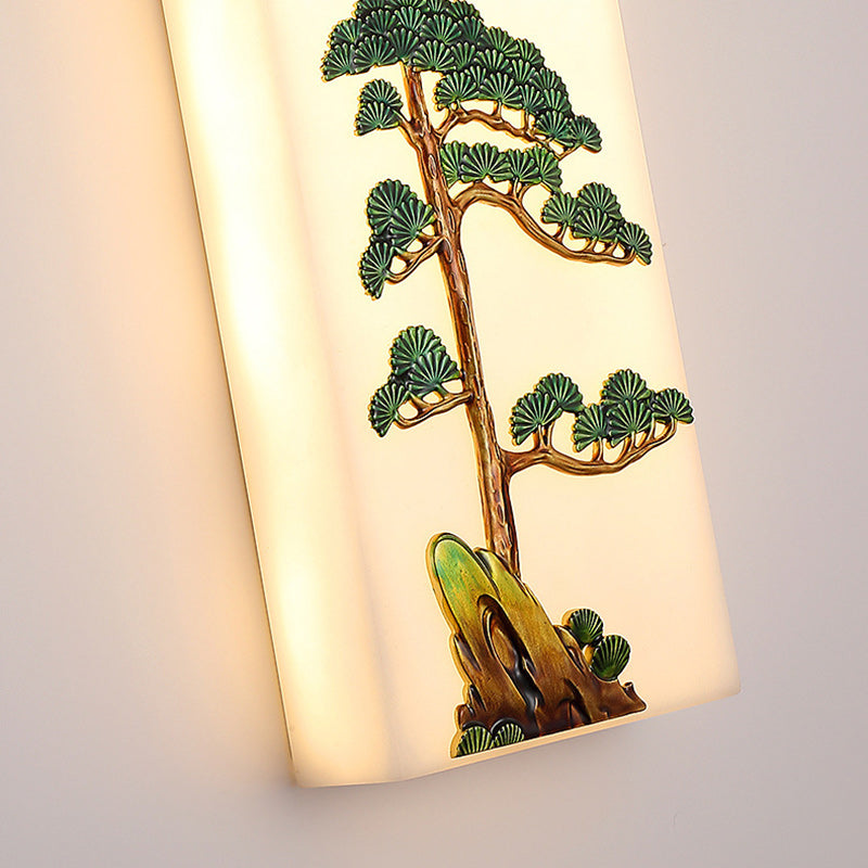 Resin Imitation Marble Zinc Wall Lamp