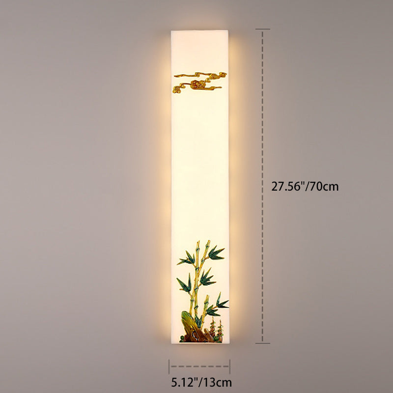 Resin Imitation Marble Zinc Wall Lamp