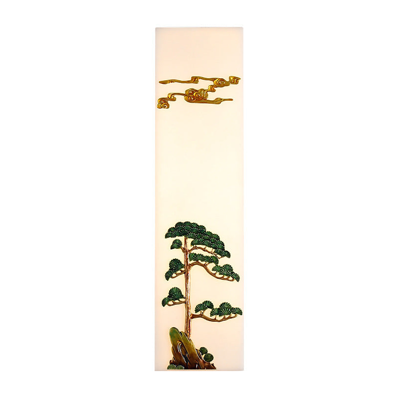 Resin Imitation Marble Zinc Wall Lamp