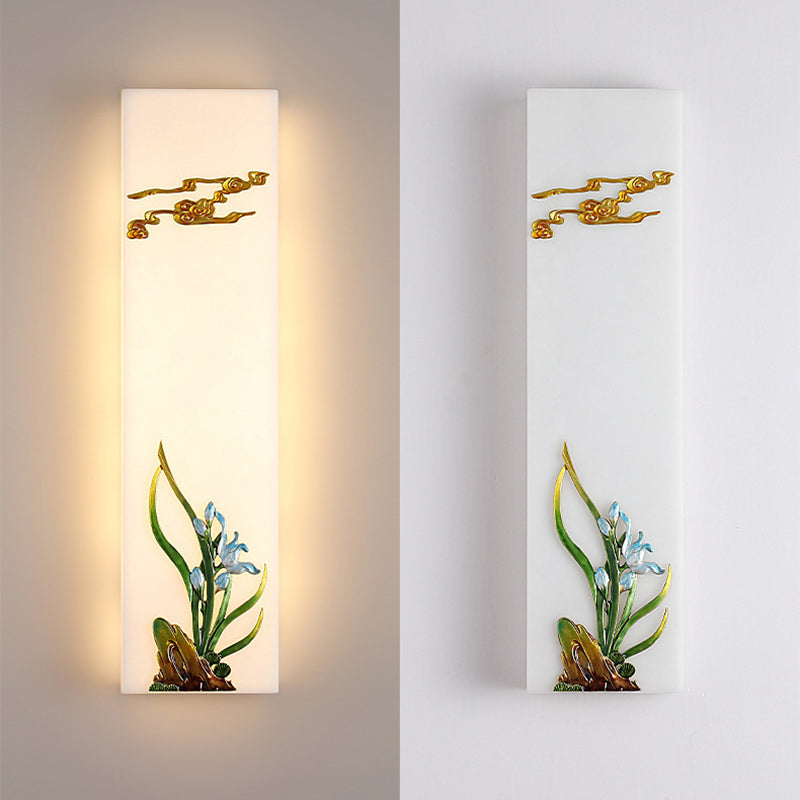 Resin Imitation Marble Zinc Wall Lamp