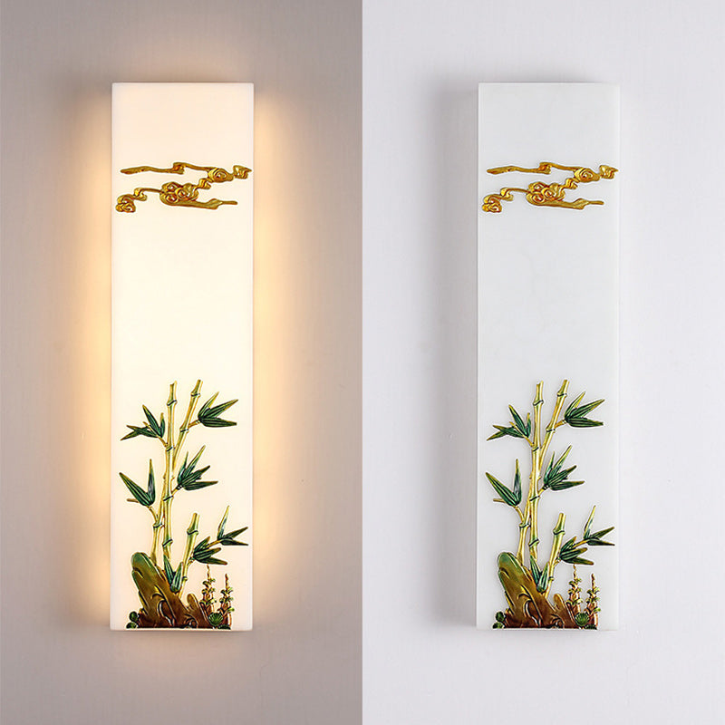 Resin Imitation Marble Zinc Wall Lamp