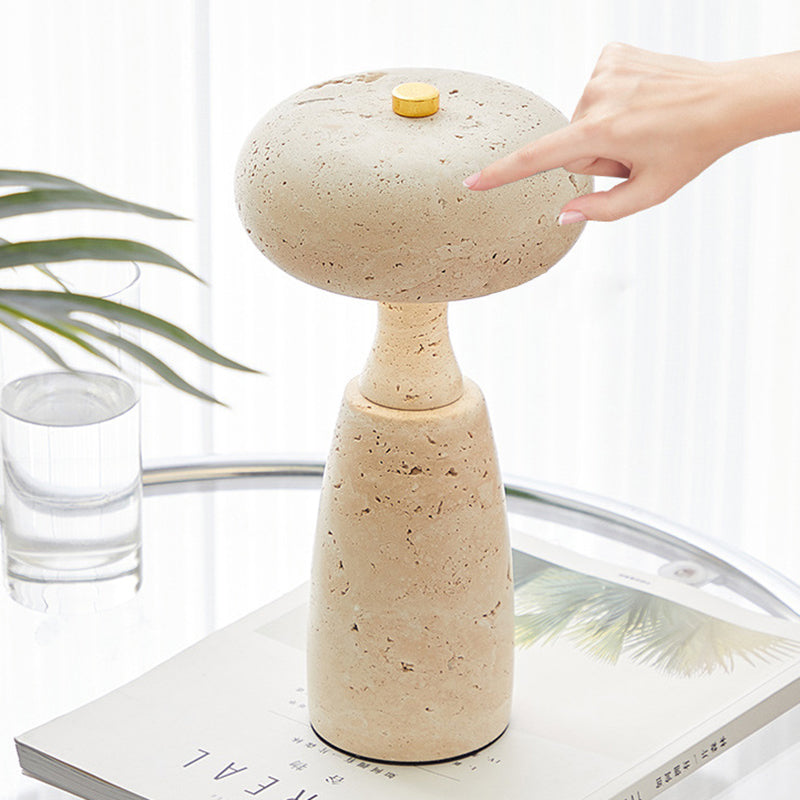 Rechargeable Marble Pattern Acrylic Table Lamp