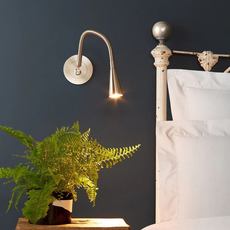 Aluminum Metal Hose Reading Wall Lamp