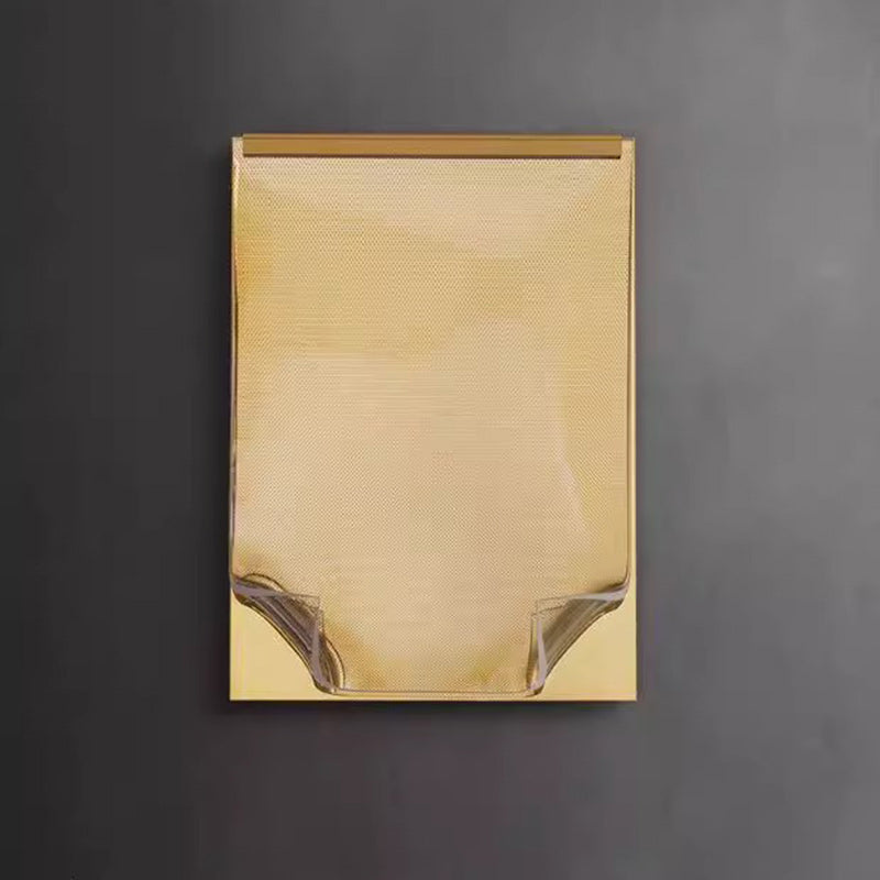 Stainless Steel Acrylic Rectangular Wall Lamp