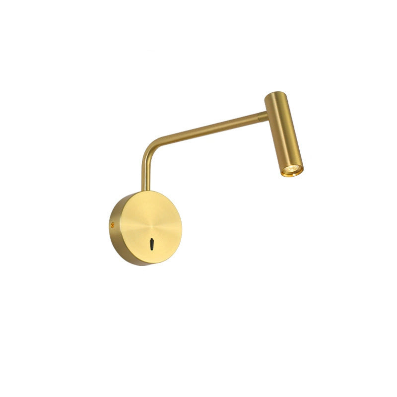 Aluminum Iron Cylinder Rotatable Wall Lamp