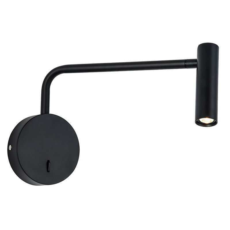 Aluminum Iron Cylinder Rotatable Wall Lamp