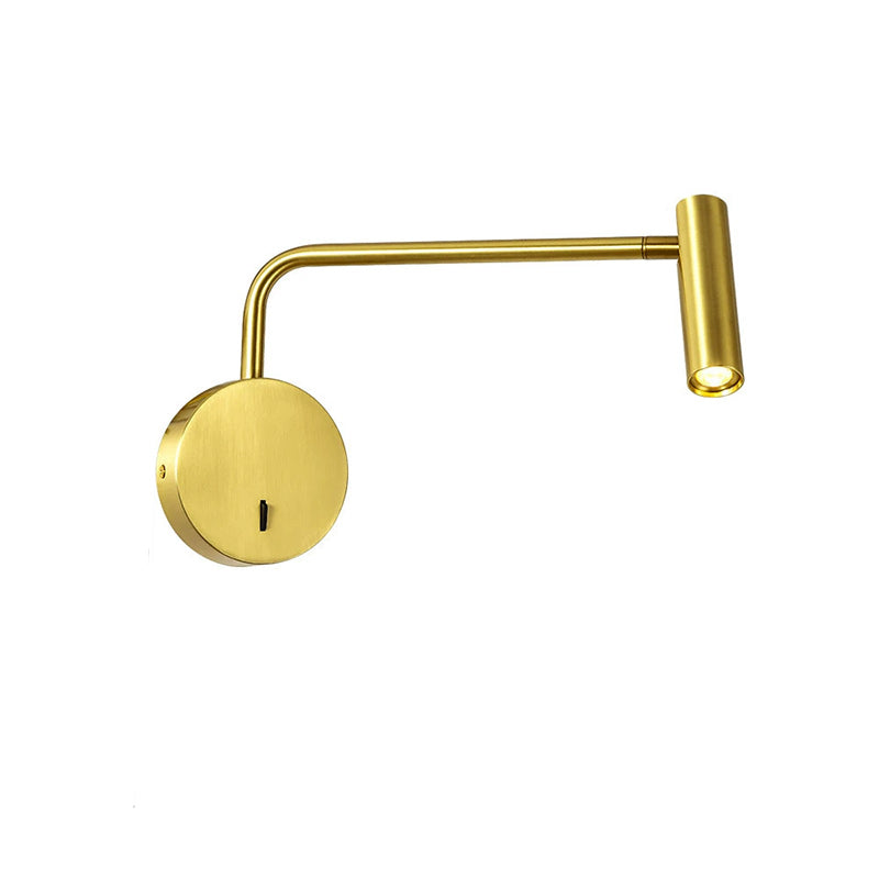 Aluminum Iron Cylinder Rotatable Wall Lamp